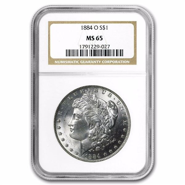 1884-O Morgan Dollar MS-65 NGC HIGH GRADE