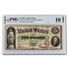 1862 $5.00 Legal Tender Alexander Hamilton VG-10 PMG (Fr#61A) RARE FIND CIVIL WAR NOTE!