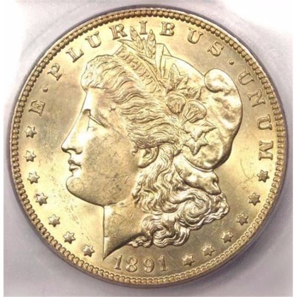 1891-CC Morgan Dollar MS-63