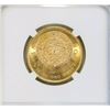 1920/10 MEXICO GOLD 20 PESOS G20P AZTEC SUNSTONE NGC MS 64 SCARCE BU OVERDATE