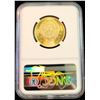 Image 4 : 1920/10 MEXICO GOLD 20 PESOS G20P AZTEC SUNSTONE NGC MS 64 SCARCE BU OVERDATE