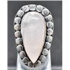 Image 1 : #68-NATURAL PINK ROSE QUARTZ RING SIZE 5.75