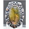Image 1 : #72-NATURAL LABRADORITE RING SIZE 6.5