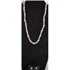 Image 1 : #247-FRESH WATER PEARL NECKLACE & EARRING 18"/7-8