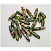 Image 1 : 17)  LOT OF 38.6 GRAMS OF MULTI COLORED PRE-