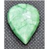 Image 1 : #121-GREEN EMERALD  GEMSTONE 29.9CT/27.5X19.2X7.9M