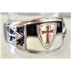 Image 1 : MENS 925 STERLING SILVER KNIGHTS TEMPLAR