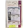 Image 1 : FOSTER GRANT LDS READING GLASSES 3 PACK +1.50