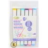 Image 1 : NEW 6PC BENDABLE, WATER BASE MARKERS PASTEL