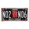 Image 1 : NEW DECORTIVE LICENSE PLATE UNITED KINGDOM