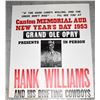 Image 1 : HANK WILLIAMS 1953 GRAND OLE OPRY POSTER