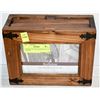 Image 1 : WOODEN PICTURE FRAME BOX W/ 40 SLEEVES