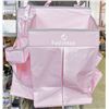 Image 1 : HANGING PINK BABY STATION TO HOLD DIAPERS AND