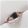 Image 2 : 10K ROSE GOLD BLACK DIAMOND(1.4CT) DIAMOND