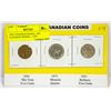 Image 1 : 1943 CANADIAN NICKEL, 1951 CANADIAN NICKEL, + 1973