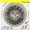 Image 1 : 1964 CANADIAN CHARLOTTETOWN QUEBEC SILVER DOLLAR