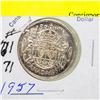 Image 1 : 1957 CANADIAN 50 CENT COIN