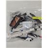 Image 1 : BAG OF NEW MAKEUP: INCLUDES EYE POWDER, PENCILS,