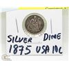 Image 1 : 1889 USA SILVER SEATED LIBERTY DIME
