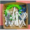 Image 1 : BOX OF EXTENSION CORDS, POWER BAR, MULTI-