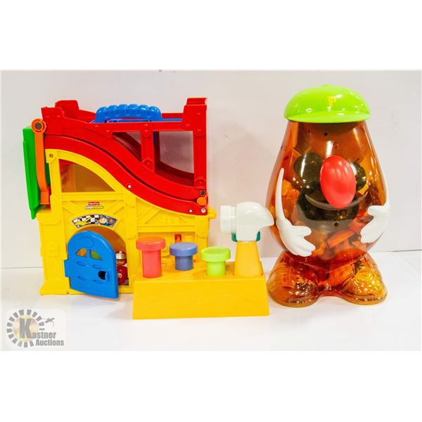 BOX WITH CHILDRENS INTERACTIVE TOYS - LARGE