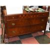 Image 1 : VINTAGE WOOD 3 DRAWER BUFFET / SERVER 52 X 23 X 34