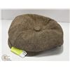 Image 1 : NEW BROWN NEWZIE/PEAKY BLINDERS HAT, BROWN SIZE 58