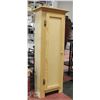 Image 1 : RAW WOOD SHELVED STORAGE CABINET 14 X 10 X 38.5"