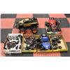 Image 1 : 5 FLATS + TRUCK - RIC VEHICLES W/ BATTERIES