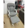 Image 1 : Glider Rocker with Foot Stool