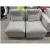 Image 1 : Pair of New Fabric Upholstered Accent Chairs