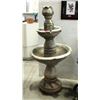 Image 1 : 5 ' Tall Resin Garden Fountain - 28" diameter