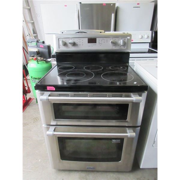 Maytag Smooth Double Oven Stove