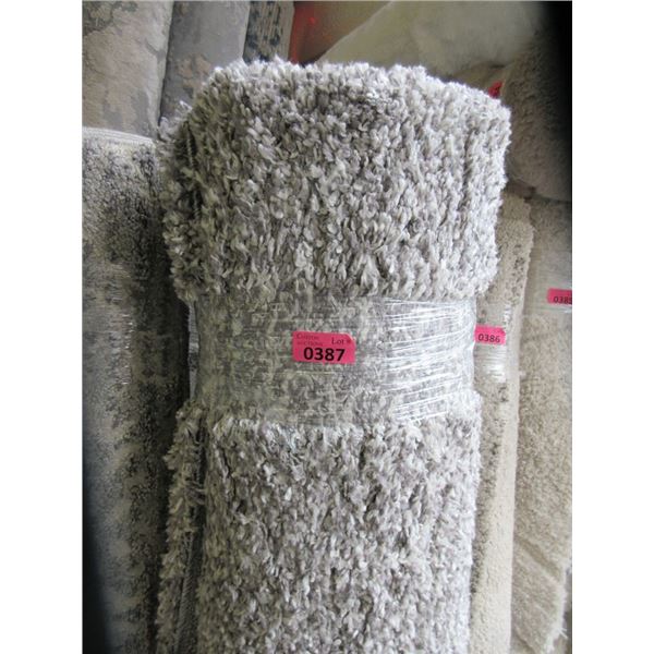 5' x 7' Grey Speckled Medium Shag Area Carpet