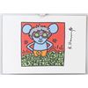 Image 2 : American Signed Litho on Paper Signed K. Haring