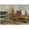 Image 1 : British Oil on Board Inscribed Winston Churchill