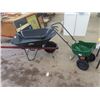 Image 1 : Wheel barrow & Yard Fertilizer Spreader