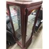 Image 5 : China Cabinet with Glass Shelves & Light 52" x 21" x 14"