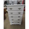 Image 1 : Painted 5 Drawer Dresser 45" x 28" x 16"