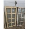 Image 3 : 3 Vintage Window Panes 45" x 20"