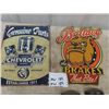 Image 2 : Modern Metal Garage Signs- Bulldog Brakes 16"x 13" Chevy Parts 12" x 16" plus others