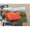 Image 4 : 1980 Corvette Dealer Picture 24" x 30" , 1975 Corvette Brochure, Corvette License Topper & Book
