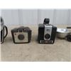 Image 2 : 5 Vintage Cameras- Kodak Brownie Hawkeye, 2) Kodak Brownie Holiday, Kodak Brownie Starlet, Rede Box