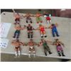 Image 1 : 12 Titan Wrestling Figures 1980s-'90s