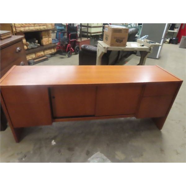 Oak Credenza 29" x 70"x 17"