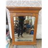 Image 1 : Antique Wooden Framed Bevelled Mirror 34" x 44"