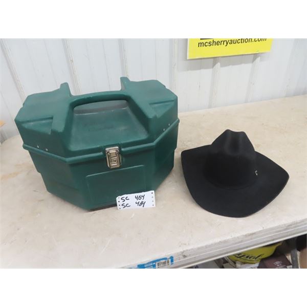 Felt Cowboys Hat & Hard Case