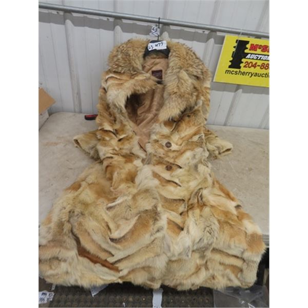 Ladies Long Fur Coat