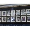 Image 6 : Original 6 NHL Large Wall Hanging 41" x 60" w/ Arenas, Cards & Pins