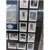 Image 8 : Original 6 NHL Large Wall Hanging 41" x 60" w/ Arenas, Cards & Pins